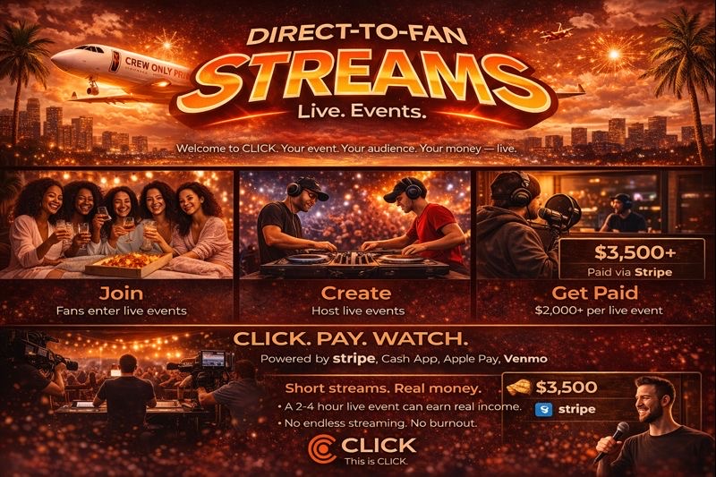 Direct-to-Fan Streams Flyer